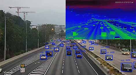 VEHICLE DETECTION WITH THERMAL CAMERAS IMAGE